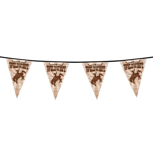 Vlaggenlijn 'Wild West' (6 m)