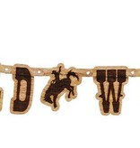Letterbanner Wild West 110cm