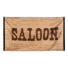 Vlag Wild West Saloon (90 x 150 cm)