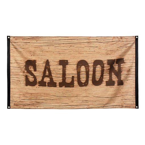 Vlag Wild West Saloon (90 x 150 cm)
