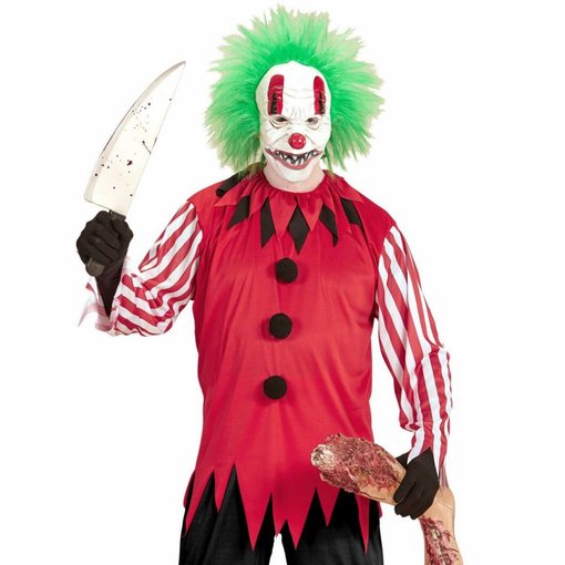 Sad Face Horror Clown Man Kostuum