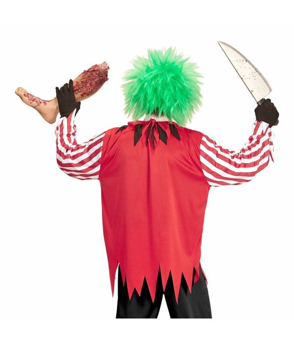 Sad Face Horror Clown Man Kostuum