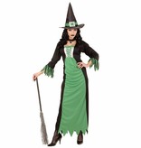 Groene Heks Vrouw Kostuum