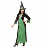 Groene Heks Vrouw Kostuum