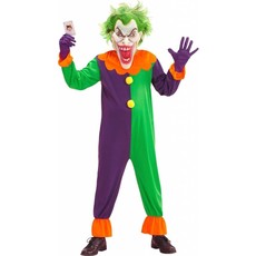 Duivel Joker Clown kostuum kind