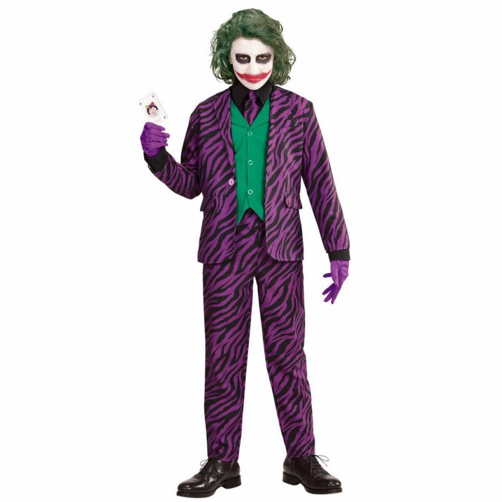 Paars Classy Joker Kostuum - Feestbazaar.nl