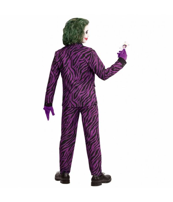 Paars Classy Joker Jongen Kostuum