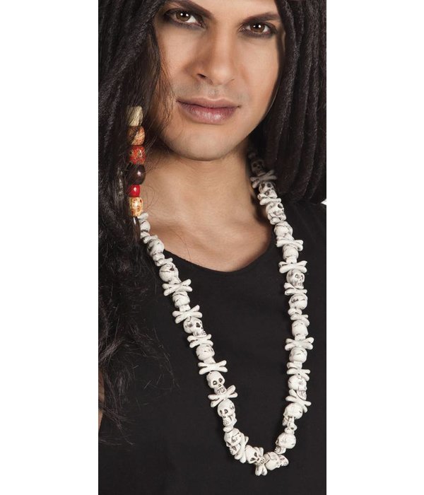 Ketting schedel + botten