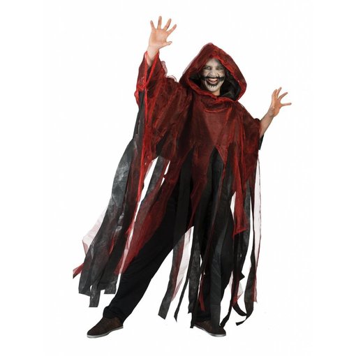 Grafschender cape rood volwassenen