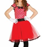 Klein Muisje kostuum kind rood