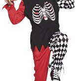 Horror Harlequin kostuum kind