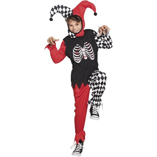 Horror Harlequin kostuum kind