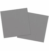 Zilverkleurige Servetten Metallic - 20 stuks