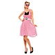 Pin-up jurk 50's roze