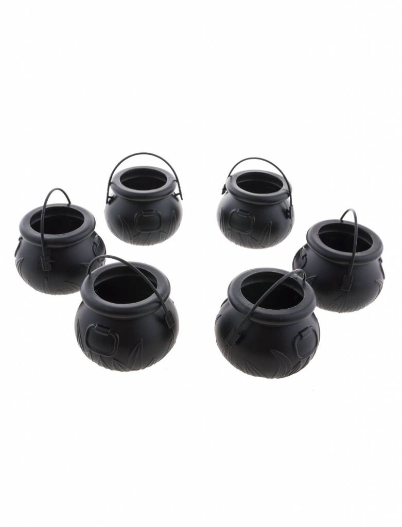 6 heksenketels 6cm