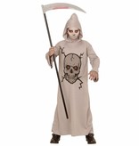 Grijze Dood Schedel Meester Jongen Kostuum