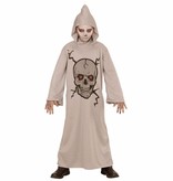 Grijze Dood Schedel Meester Jongen Kostuum