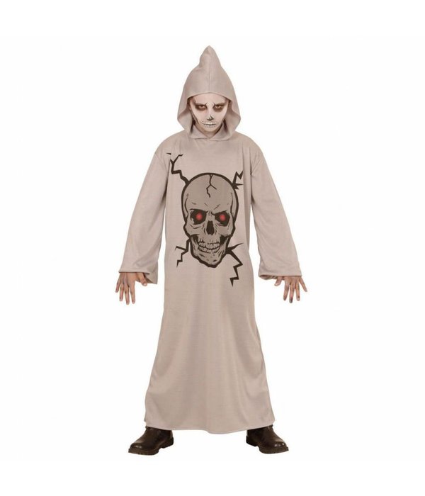 Grijze Dood Schedel Meester Jongen Kostuum