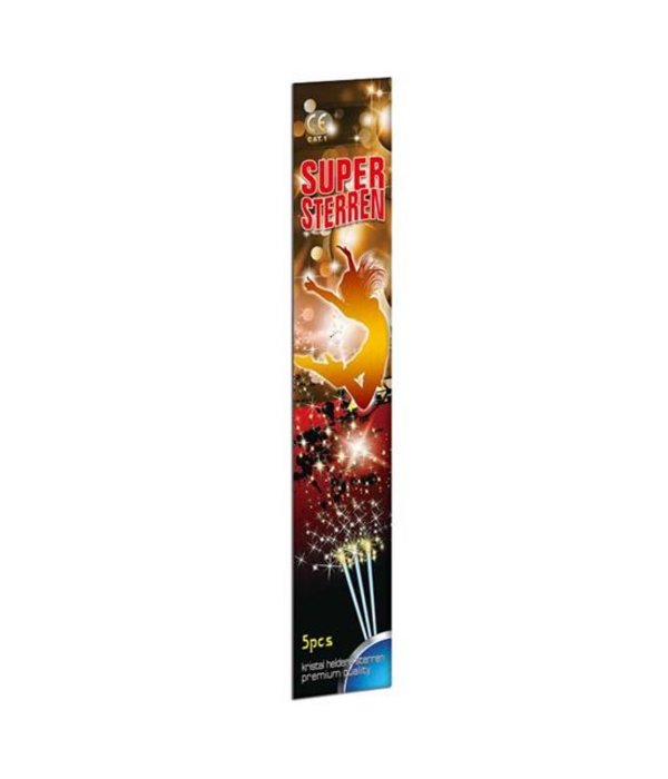 Sterretjes vuurwerk 25cm 5 stuks Feestbazaar.nl Sterretjes vuurwerk 25cm 5 stuks Feestbazaar.nl