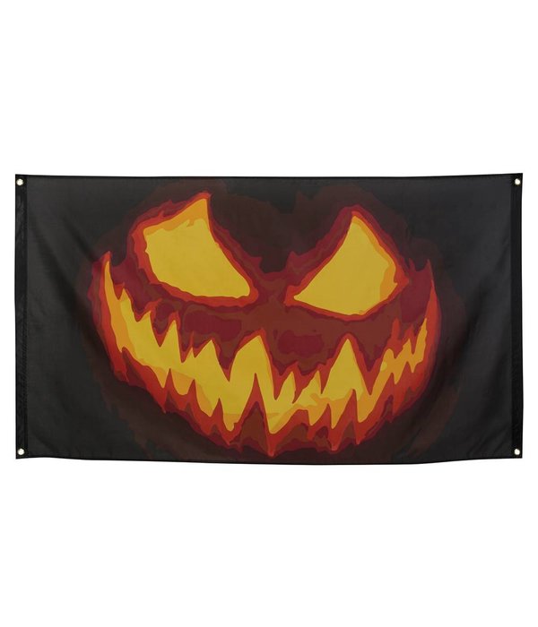 Vlag Creepy Pumpkin (90 x 150 cm)
