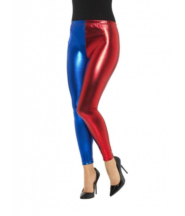 Harlequin cosplay legging metallic