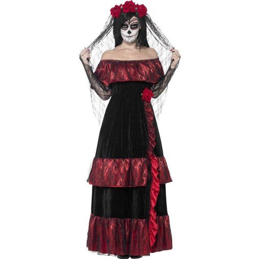 Day Of The Dead Bruid Vrouw Kostuum