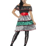 Mexicaans Dag Van De Doden Kostuum vrouw