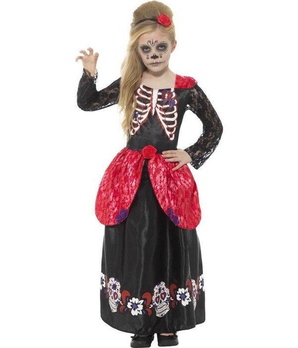 Dia De Los Muertos Meisje Kostuum