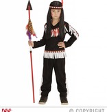 Indiaanse jongen zwart