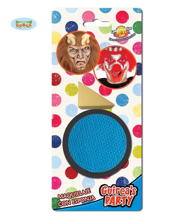 Licht Blauwe schmink met sponsje