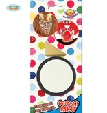 Witte schmink met sponsje