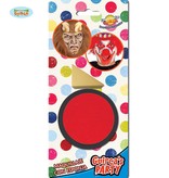 Rode schmink doosje met sponsje