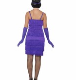 Flapper kostuum Roaring 20's Paars
