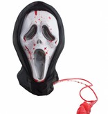Scream masker met stromend bloed