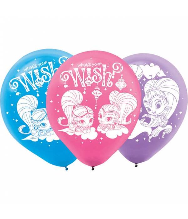 Shimmer and Shine What's your Wish ballonnen 6 stuks