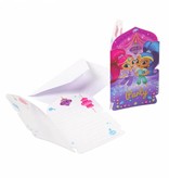 Shimmer and Shine party uitnodigingen 8 stuks