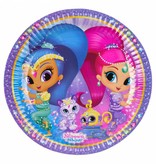 Shimmer and Shine bordjes 8 stuks