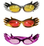 Glimmende handen bril