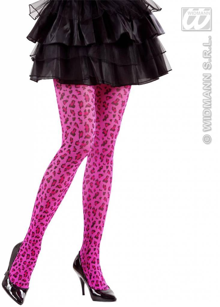 Panty luipaard roze afbeelding