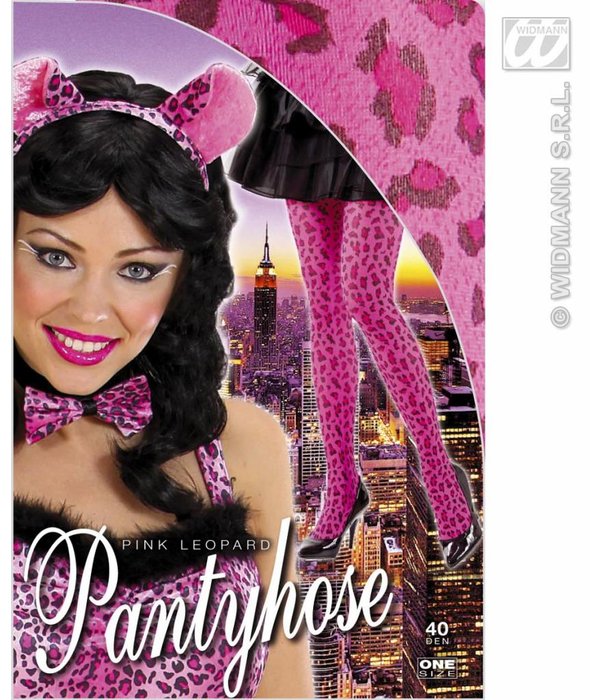 Panty luipaard roze
