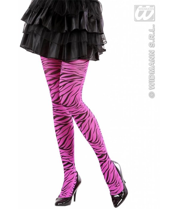 Panty zebraprint roze