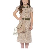 Jaren 40 Oorlogsmeisje kostuum