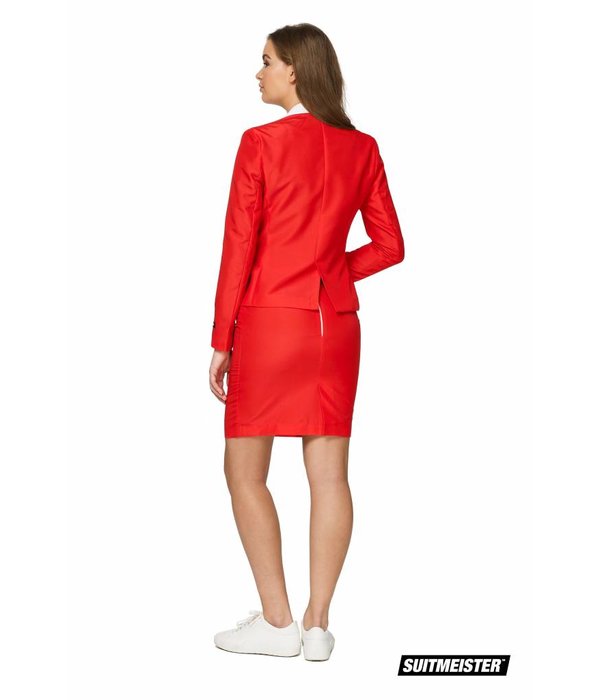 Gala kostuum rood dames