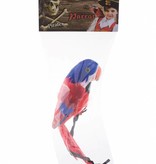 Papegaai 38cm met elastiek
