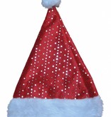Kerstmuts met glinsteringen