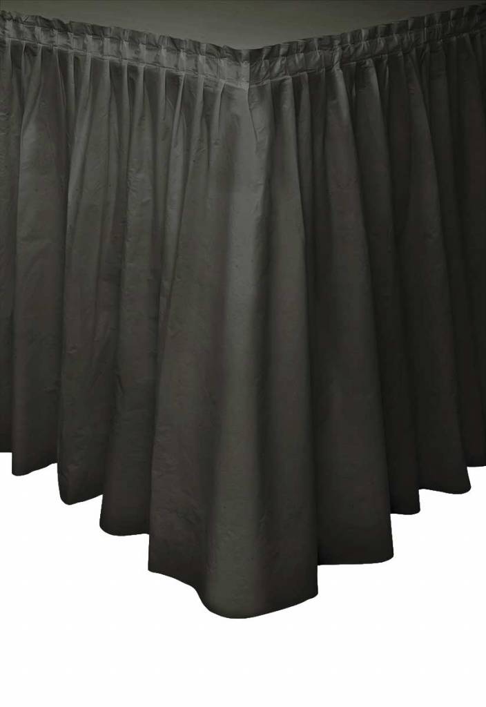 Tafelrok zwart 73x426cm