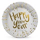 Set 6 Bordjes 'Happy New Year' (23 cm)