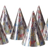 Set 6 Holografische hoedjes
