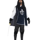 Musketiers pak blauw