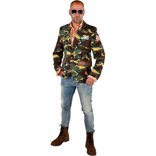 Colbert Leger Camouflage luxe